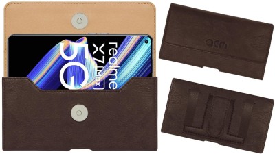 ACM Pouch for Realme X7 Max(Brown, Holster, Pack of: 1)