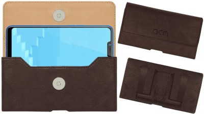 ACM Pouch for Realme C1, Realme C1(Brown, Holster, Pack of: 1)