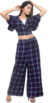 Heerali Women Ethnic Top Palazzo Set