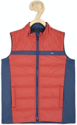 Allen Solly Sleeveless Solid Boys Jacket