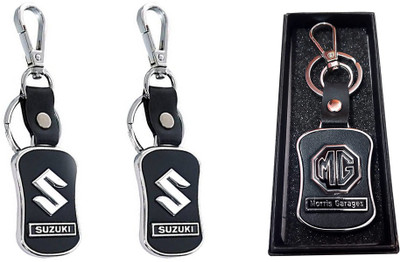 Daiyamondo Suzuki,MG logo Leather hook Keychain best quality keychain Key Chain