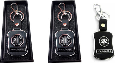 Daiyamondo MG ,YAMAHA logo Leather hook Keychain best quality keychain Key Chain