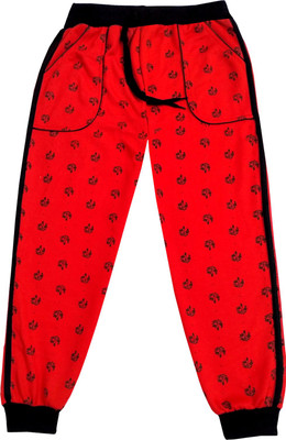 KAVYA Track Pant For Boys(Red, Pack of 1)