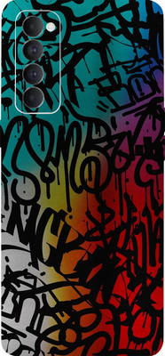 LAMHA Oppo Reno4 Pro Mobile Skin(Ultra Super Graffiti Text With High Matte Finish.)