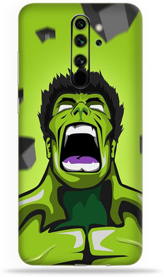 WeCre8 Skin's Xiaomi Redmi Note 8 Pro, Green Hulk Mobile Skin(Multicolor)