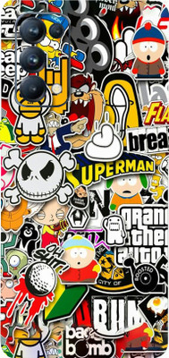 LAMHA OPPO Reno5 Pro 5G Mobile Skin(Ultra Super Sticker Bombing With High Matte Finish.)