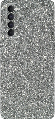 BUGGU OPPO Reno4 Pro Mobile Skin(Ultra Super Grey glitter Skin With High Matte Finish.)