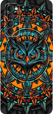LAMHA Oppo Reno4 Pro Mobile Skin(Ultra Super Mighty Owl With High Matte Finish.)