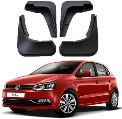 Jagan kirpa Rear Mud Guard, Front Mud Guard For Volkswagen Polo NA(Black)