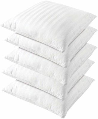 Shivangi Microfibre Stripes Cushion Pack of 5(White)