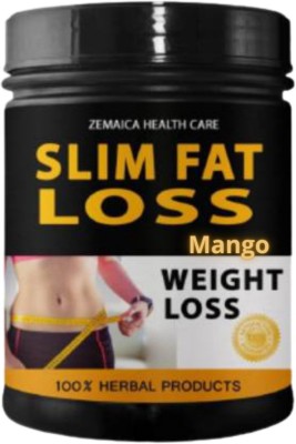 Health Ayurveda Slim Fat Loss, Body Weight, Burn Fat, Pack of 1, Flavor Mango(100 g)