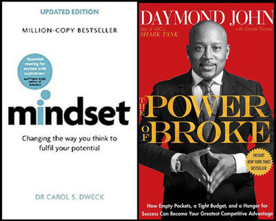 COMBO OF (Mindset + The Power Of Broke) BEST SELF-HELP BOOK(Paperback, Dr Carol s. Dweck, Daymond John)