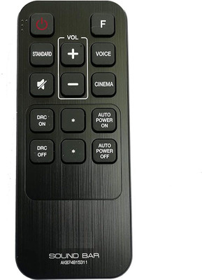 Nij AKB74815311 Compatible For Sound Bar System Remote Control LG Remote Controller(Black)