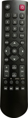 SHIELDGUARD LED/LCD Universal Remote Control No. 275, Compatible for LED/LCD TV Micromax Remote Controller(Black)