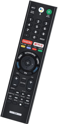 Ehop Remote for Smart Bravia Remote,  Bluetooth Voice Search Mic Remote Sony Remote Controller(Black)