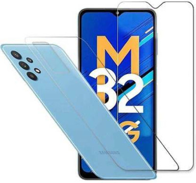 PONDRIK Front and Back Screen Guard for SAMSUNG GALAXY M32 5G(Pack of 2)