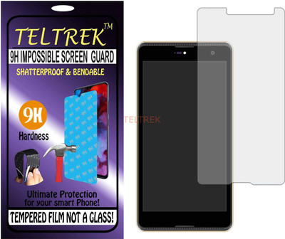 TELTREK Tempered Glass Guard for MICROMAX CANVAS FIRE 5 Q386 (Flexible Shatterproof)(Pack of 1)