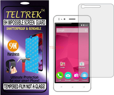 TELTREK Tempered Glass Guard for MICROMAX BOLT SELFIE Q424 (Flexible Shatterproof)(Pack of 1)