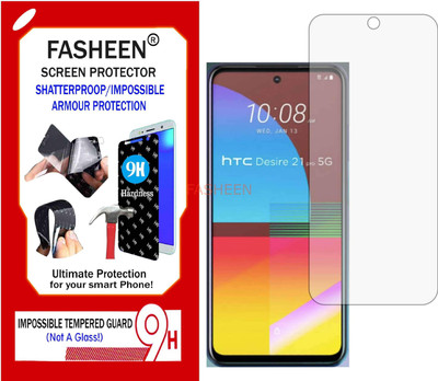 Fasheen Tempered Glass Guard for HTC 21 PRO 5G (Flexible Shatterproof)(Pack of 1)