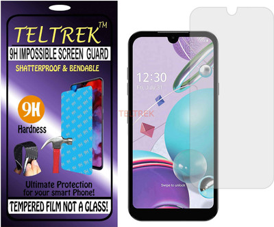 TELTREK Tempered Glass Guard for LG Q31 (Flexible Shatterproof)(Pack of 1)