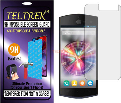 TELTREK Tempered Glass Guard for MICROMAX CANVAS SELFIE A255 (Flexible Shatterproof)(Pack of 1)