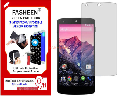 Fasheen Tempered Glass Guard for GOOGLE NEXUS 5 (Flexible Shatterproof)(Pack of 1)