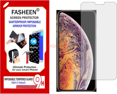 Fasheen Tempered Glass Guard for IPHONE XS PLUS (Flexible Shatterproof)(Pack of 1)