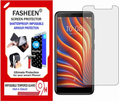 Fasheen Tempered Glass Guard for HTC WILDFIRE E1 LITE (Flexible Shatterproof)(Pack of 1)