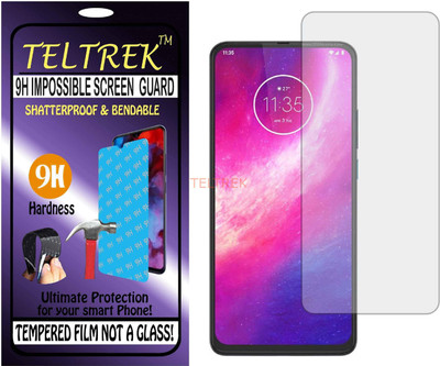 TELTREK Tempered Glass Guard for MOTOROLA MOTO ONE HYPER (Flexible Shatterproof)(Pack of 1)