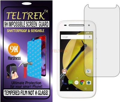 TELTREK Tempered Glass Guard for MOTOROLA E2 (Flexible Shatterproof)(Pack of 1)