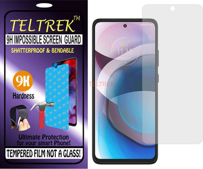 TELTREK Tempered Glass Guard for MOTOROLA ONE 5G UW ACE (Flexible Shatterproof)(Pack of 1)