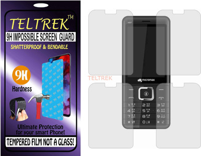 TELTREK Tempered Glass Guard for MICROMAX X807 (Flexible Shatterproof)(Pack of 1)