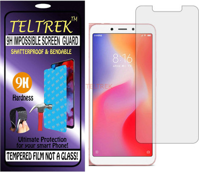 TELTREK Tempered Glass Guard for XIAOMI REDMI 6X (Flexible Shatterproof)(Pack of 1)