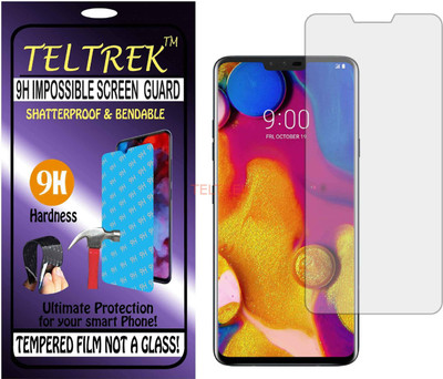 TELTREK Tempered Glass Guard for LG V40 THINQ (Flexible Shatterproof)(Pack of 1)