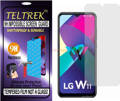TELTREK Tempered Glass Guard for LG W11 (Flexible Shatterproof)(Pack of 1)