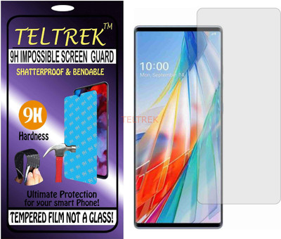 TELTREK Tempered Glass Guard for LG WING (Flexible Shatterproof)(Pack of 1)