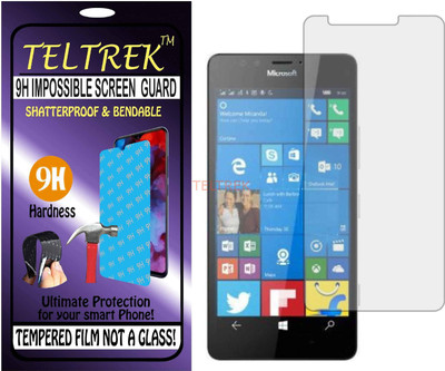 TELTREK Tempered Glass Guard for MICROSOFT LUMIA 950 (Flexible Shatterproof)(Pack of 1)