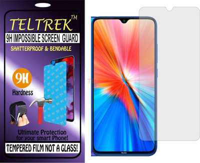 TELTREK Tempered Glass Guard for MI NOTE 8 2021 (Flexible Shatterproof)(Pack of 1)