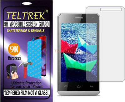 TELTREK Tempered Glass Guard for MICROMAX BOLT Q324 (Flexible Shatterproof)(Pack of 1)