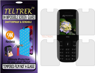 TELTREK Tempered Glass Guard for MICROMAX X512 (Flexible Shatterproof)(Pack of 1)