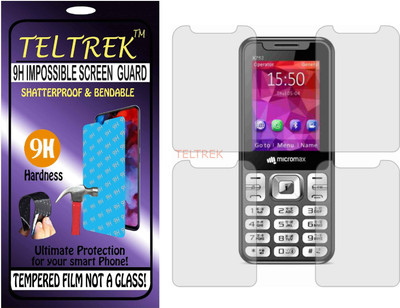 TELTREK Tempered Glass Guard for MICROMAX X752 (Flexible Shatterproof)(Pack of 1)