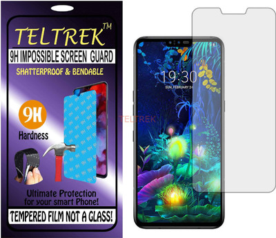 TELTREK Tempered Glass Guard for LG V50 THINQ 5G (Flexible Shatterproof)(Pack of 1)