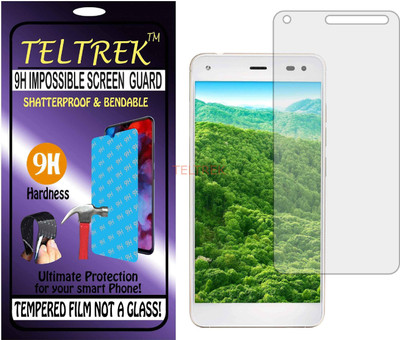 TELTREK Tempered Glass Guard for JIO LYF EARTH 1 (Flexible Shatterproof)(Pack of 1)