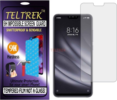 TELTREK Tempered Glass Guard for XIAOMI MI 8 YOUTH (Flexible Shatterproof)(Pack of 1)
