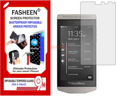Fasheen Tempered Glass Guard for BLACKBERRY PORSCHE DESIGN P9982 (Flexible Shatterproof)(Pack of 1)