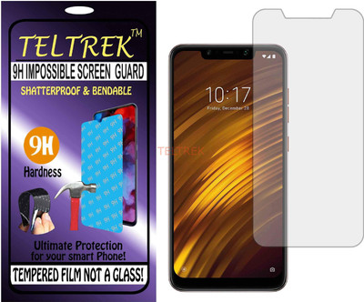 TELTREK Tempered Glass Guard for REDMI POCO F1 ARMOURED EDITION (Flexible Shatterproof)(Pack of 1)