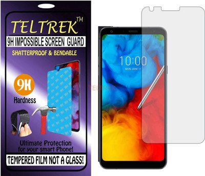 TELTREK Tempered Glass Guard for LG Q8 (2018) (Flexible Shatterproof)(Pack of 1)