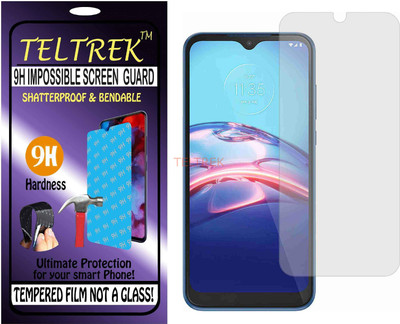 TELTREK Tempered Glass Guard for MOTOROLA E (2020) (Flexible Shatterproof)(Pack of 1)