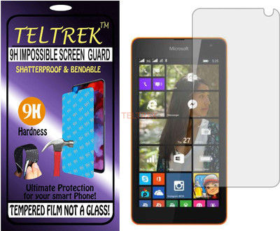 TELTREK Tempered Glass Guard for MICROSOFT LUMIA 535 DUAL SIM (Flexible Shatterproof)(Pack of 1)