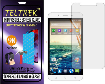 TELTREK Tempered Glass Guard for MICROMAX Q391 (CANVAS DOODLE 4) (Flexible Shatterproof)(Pack of 1)